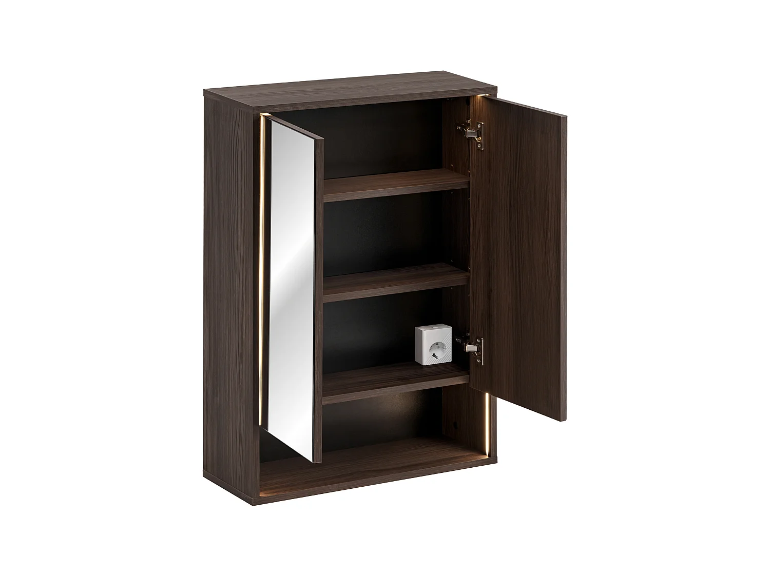 Meuble avec Miroir 60cm 2 Portes DOROTHY RISTRETTO
