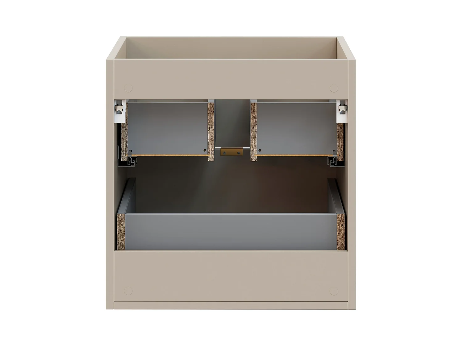 Meuble sous vasque 50 cm 2 tiroirs DALIA CASHMERE 82-50-46-2S