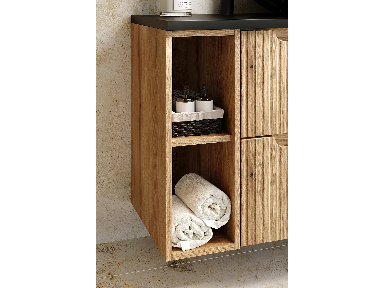 Meuble sous plan de travail 20cm NOVA OAK