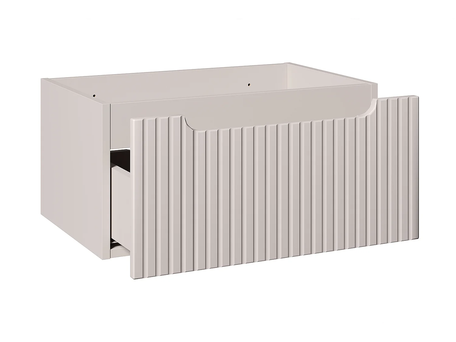 Meuble sous lavabo 60cm 1 tiroir Nova Cashmere