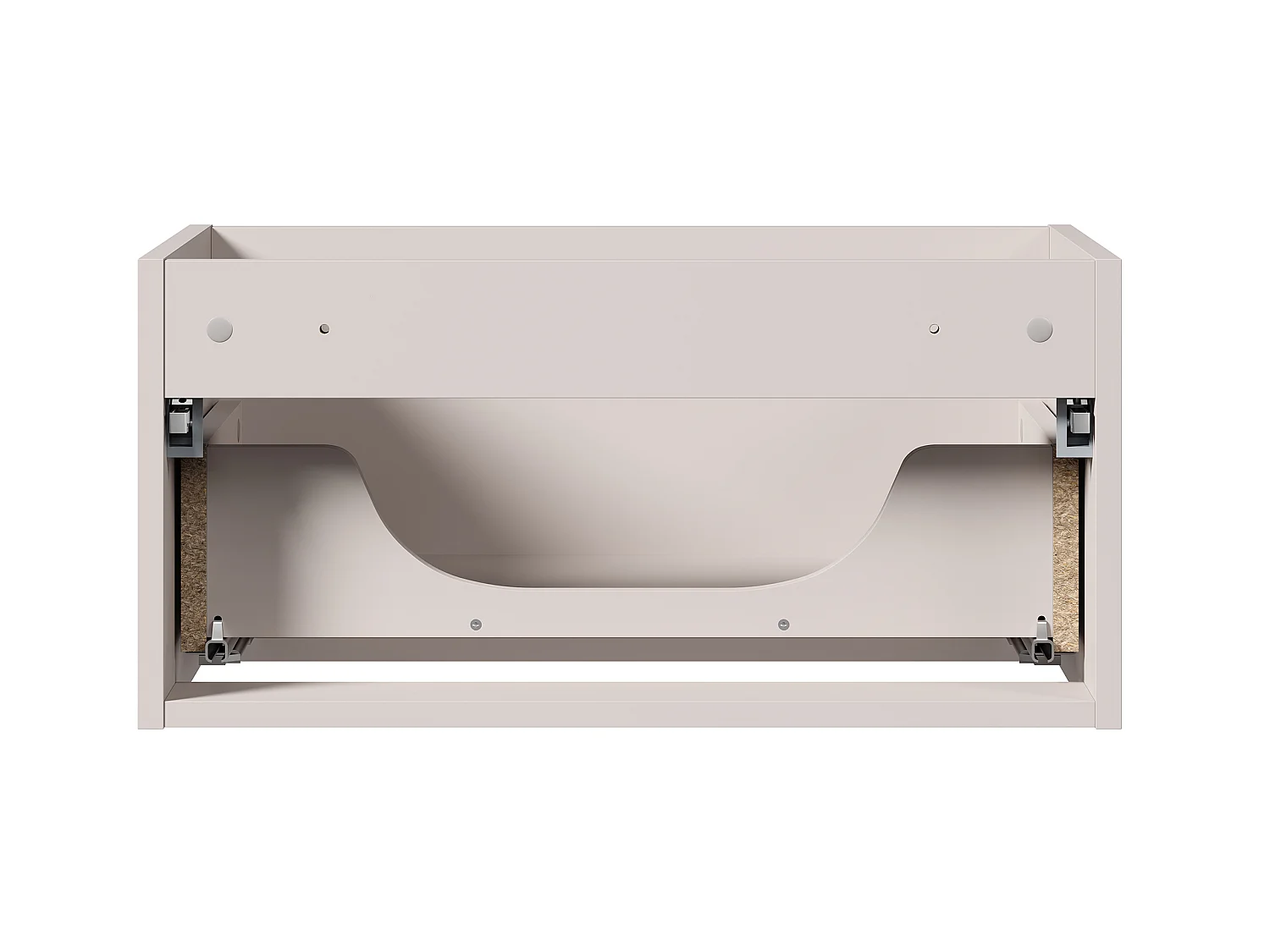 Meuble sous lavabo 60cm 1 tiroir Nova Cashmere