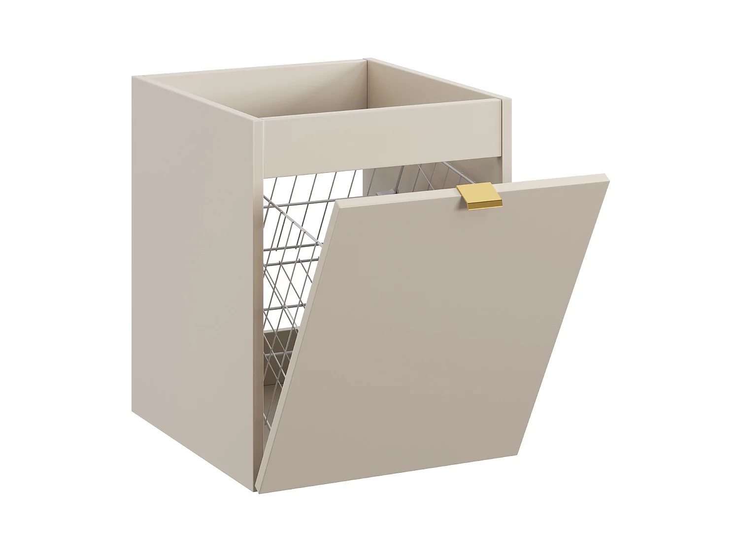 Meuble sous plan 40 cm avec panier à linge DALIA CASHMERE 81-40-1DK