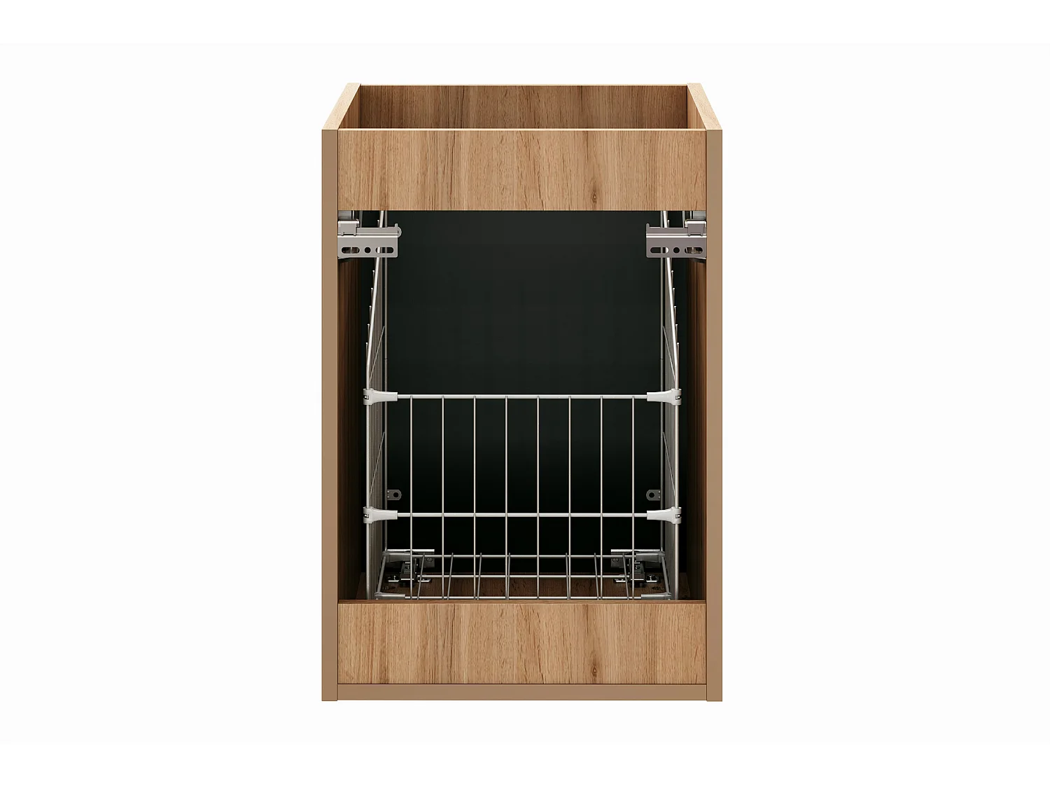 Meuble sous plan 40 cm avec panier à linge ADEL OAK 81-40-1DK