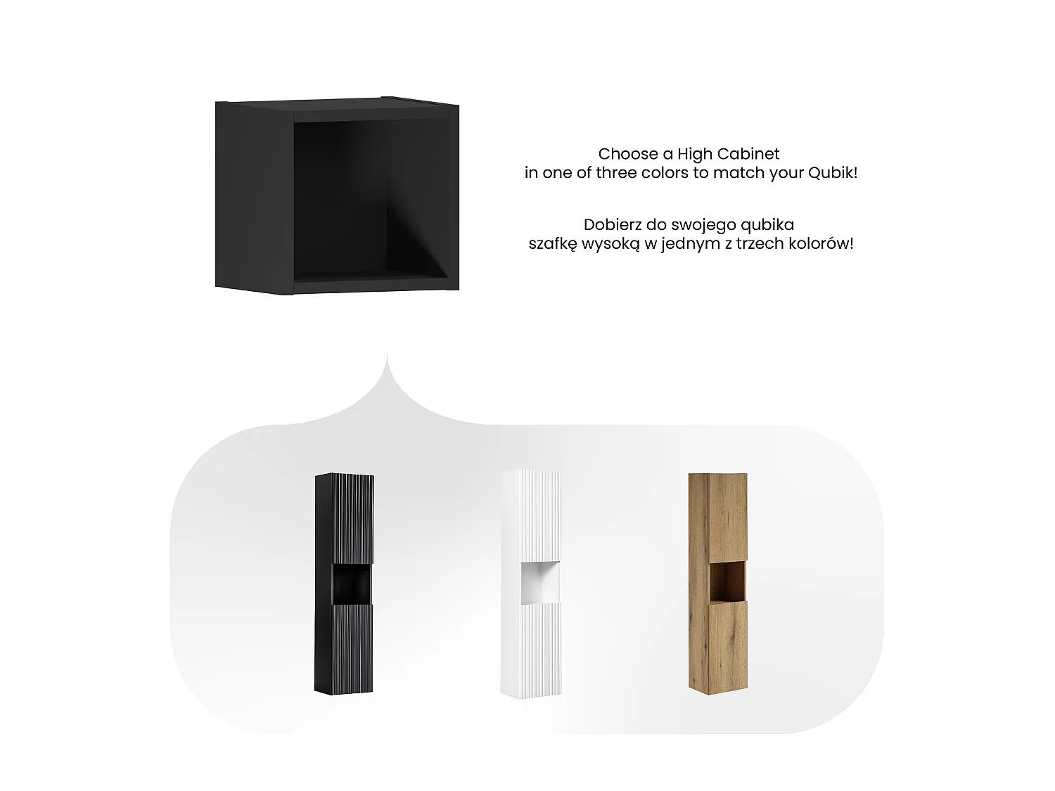 Estante Superior Qubik NOVA BLACK