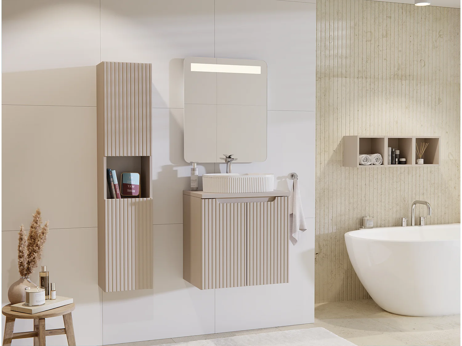 Estante Superior Qubik Nova Cashmere