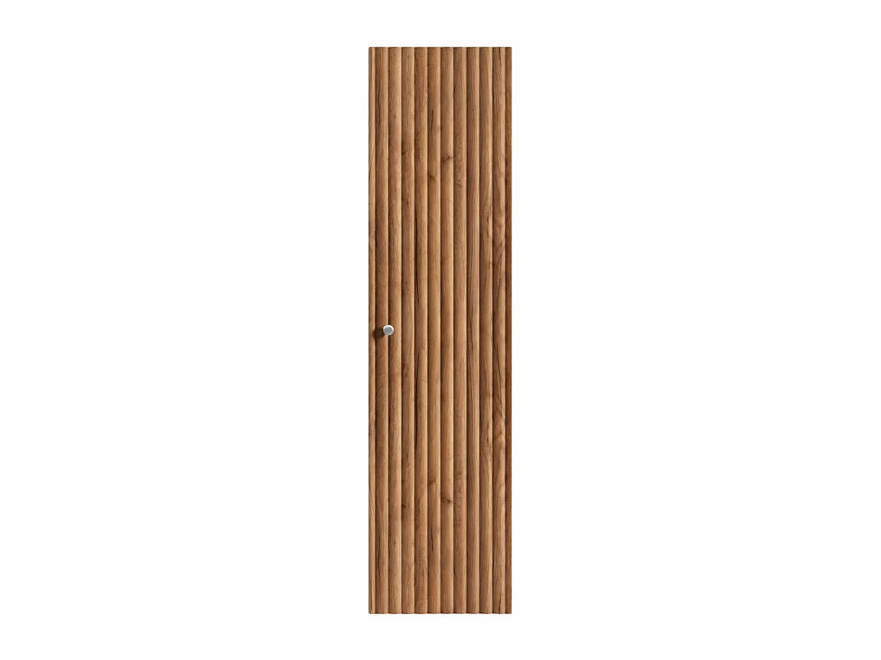 Słupek łazienkowy, dąb craft złoty, uchwyty w trzech kolorach, 35 x 27 x 136 cm