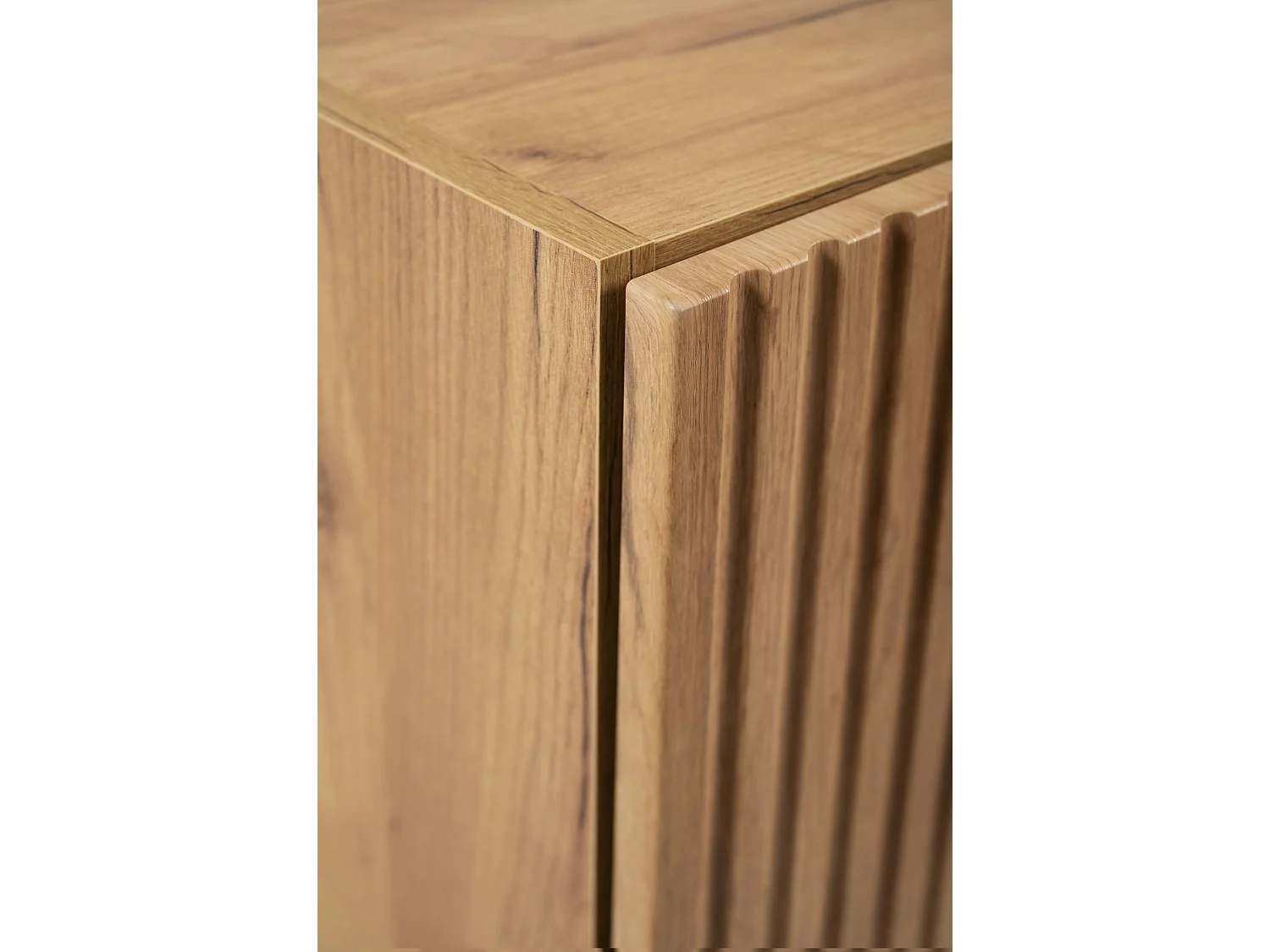 Wisząca Szafka Łazienkowa Półsłupek, Dąb Craft Złoty, Uchwyty Czarne, 35 x 27 x 68 cm