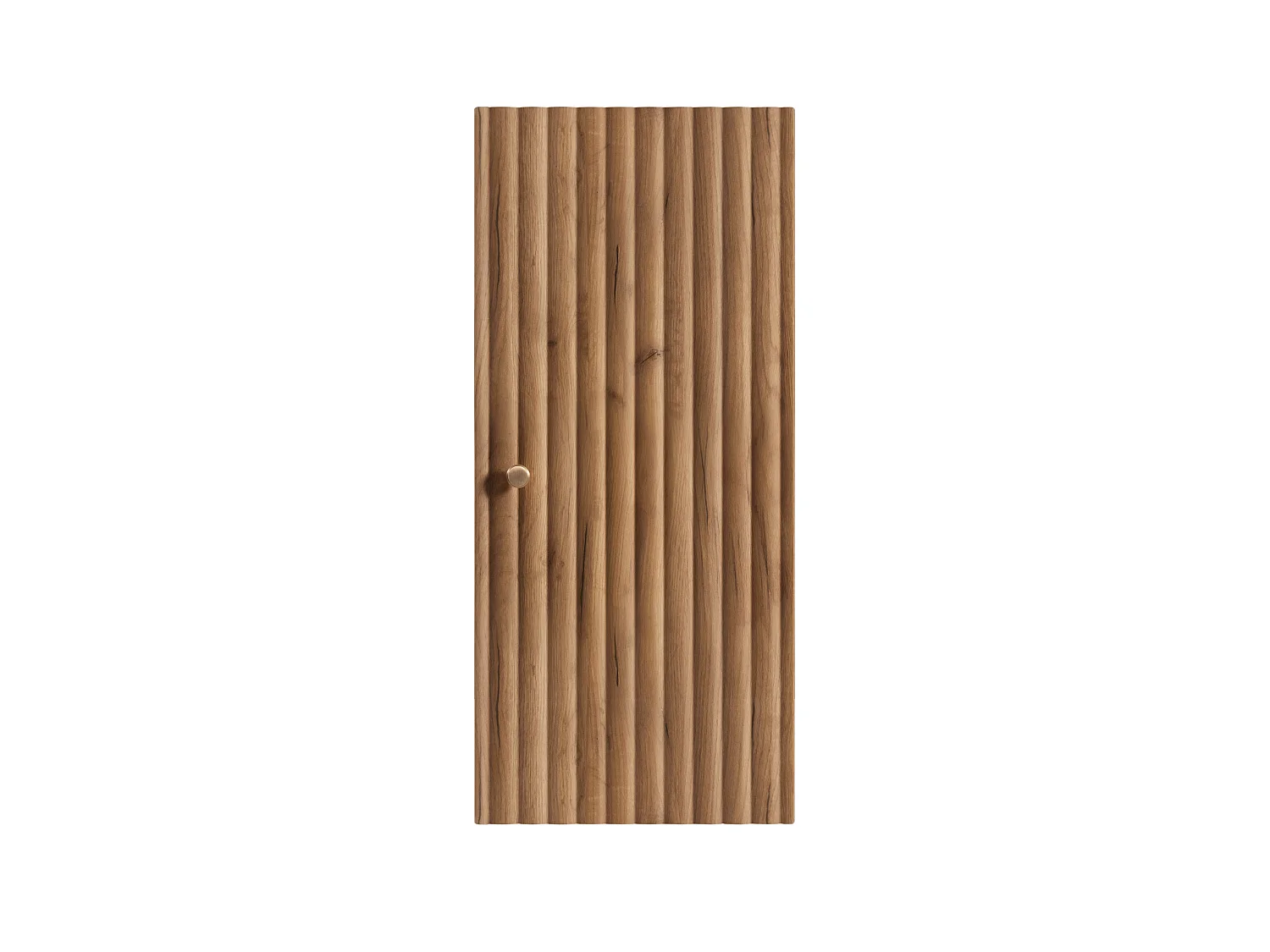 Półsłupek łazienkowy, dąb craft złoty, uchwyty w trzech kolorach, 35 x 27 x 68 cm