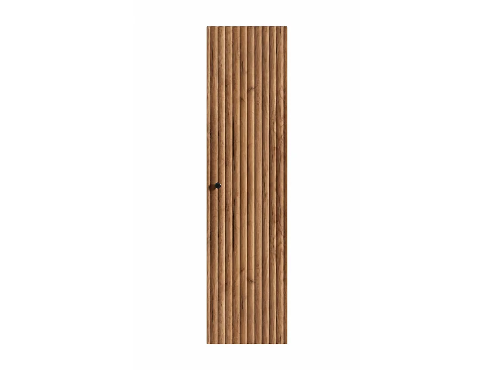 Słupek łazienkowy, dąb craft złoty, uchwyty w trzech kolorach, 35 x 27 x 136 cm