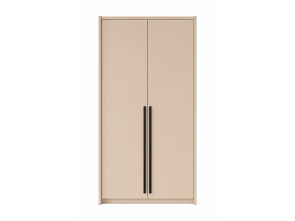 Wardrobe, Sand Beige, 105 x 217,2 x 65 cm