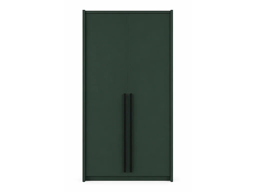 Armario Ropero, Verde Botella, 105 x 217,2 x 65 cm