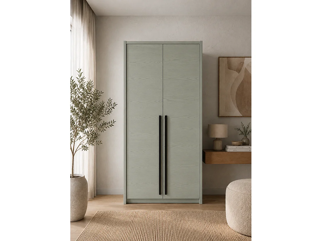 Wardrobe, Eucalyptus, 105 x 217,2 x 65 cm