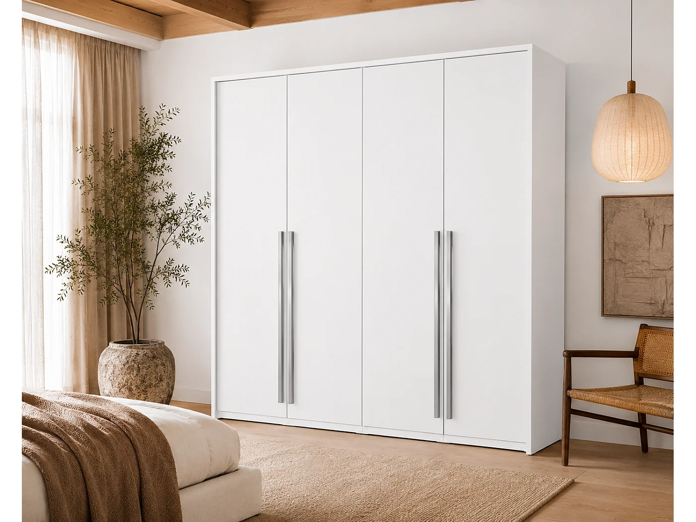 Roupeiro, Branco, 210 x 217,2 x 65 cm