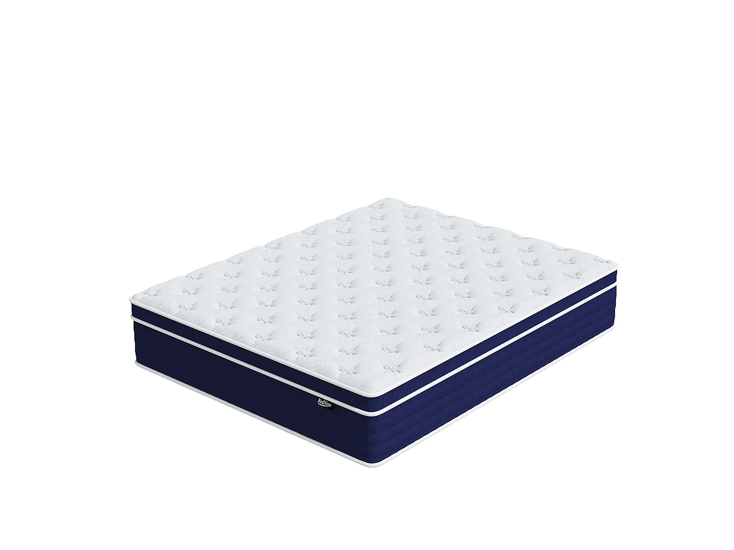 Matelas 90×200 cm - Épaisseur 30 cm avec couche de mousse mémoire Ressorts ensachés orthopédiques 7 zones - Fermeté H3 -  Essai de 101 nuits