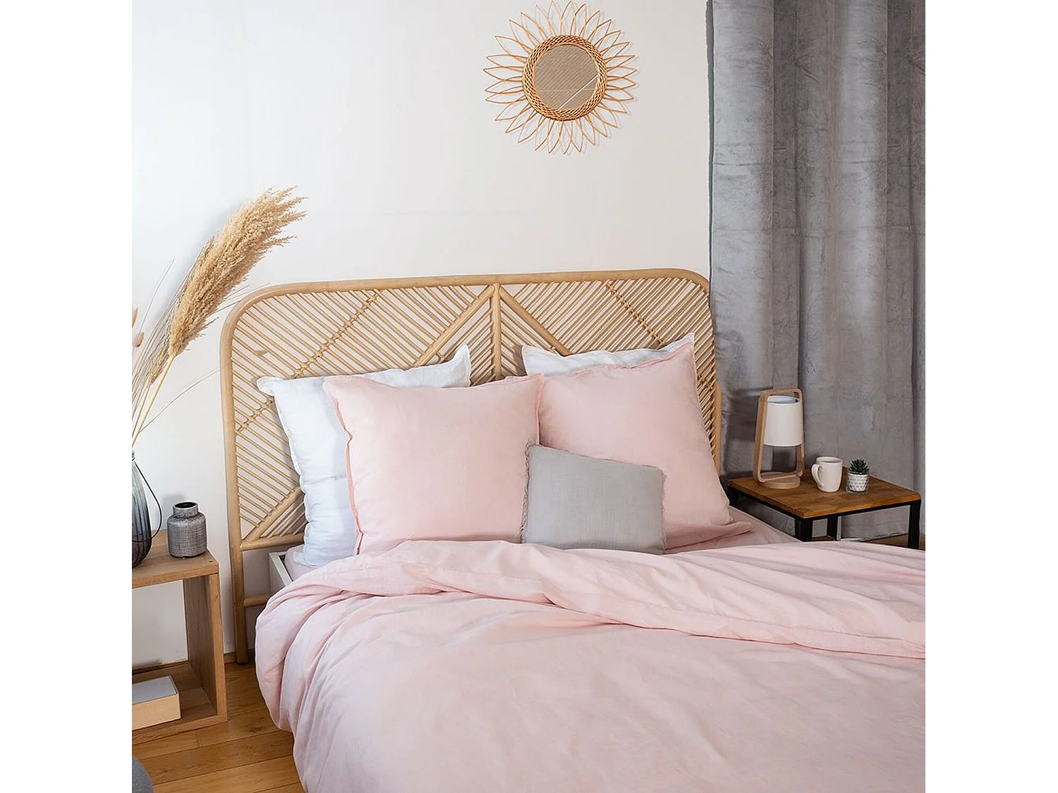 Parure Housse De Couette 100% Lin Métis Nude
