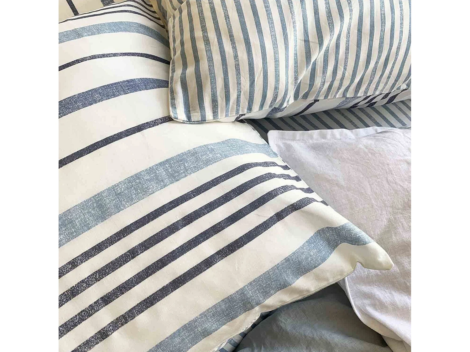 Parure Housse De Couette Calanque 100% Coton Imprimée