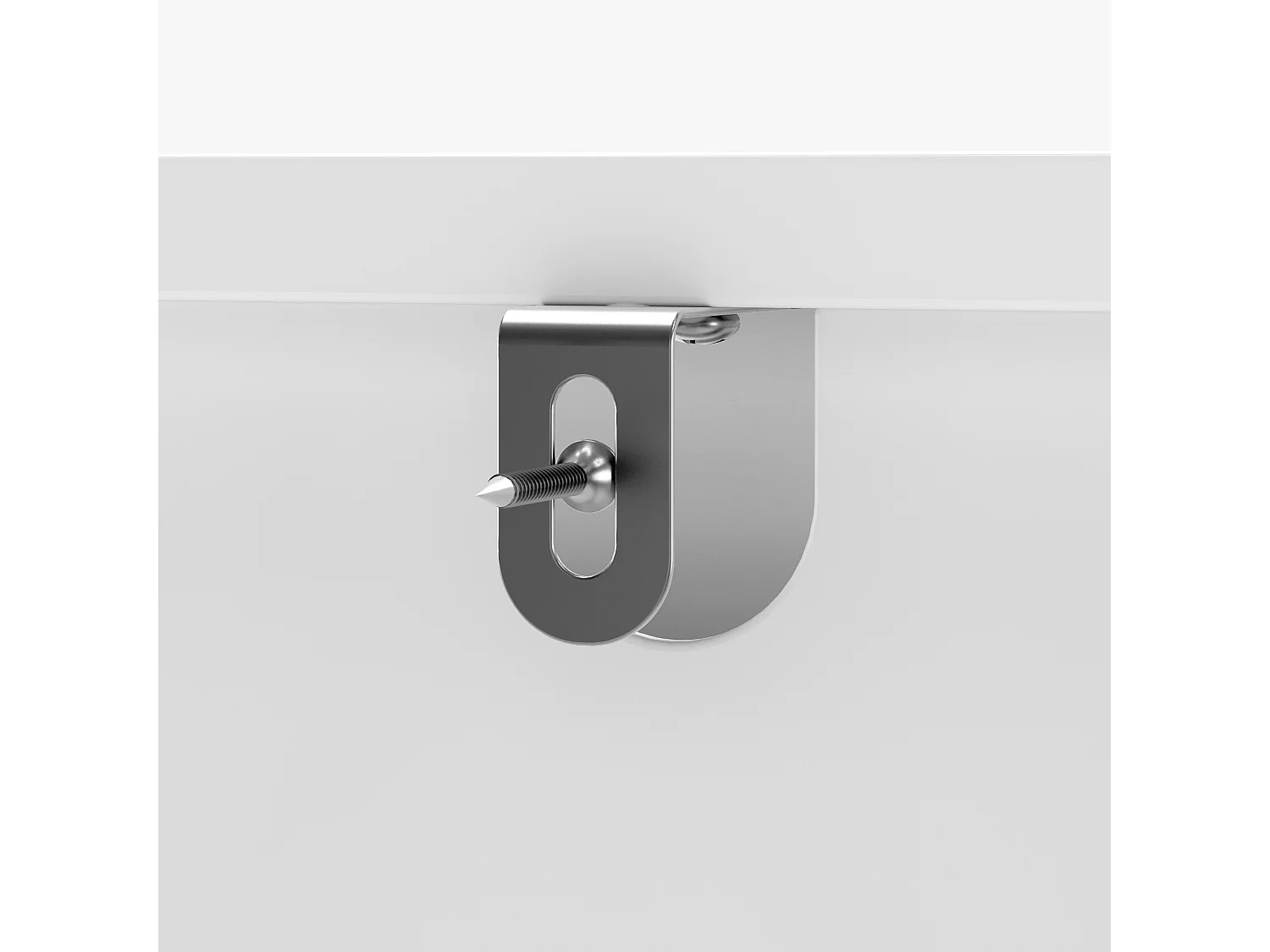 Commode 4 tiroirs avec Plateau en verre, Petit rangement Lumière LED intégrée, Chambre, 40x60x90, Blanc Brillant