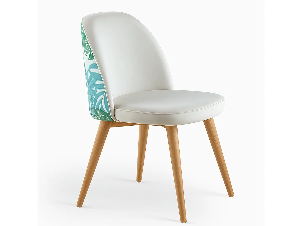 Silla de diseño elegante con patas cónicas