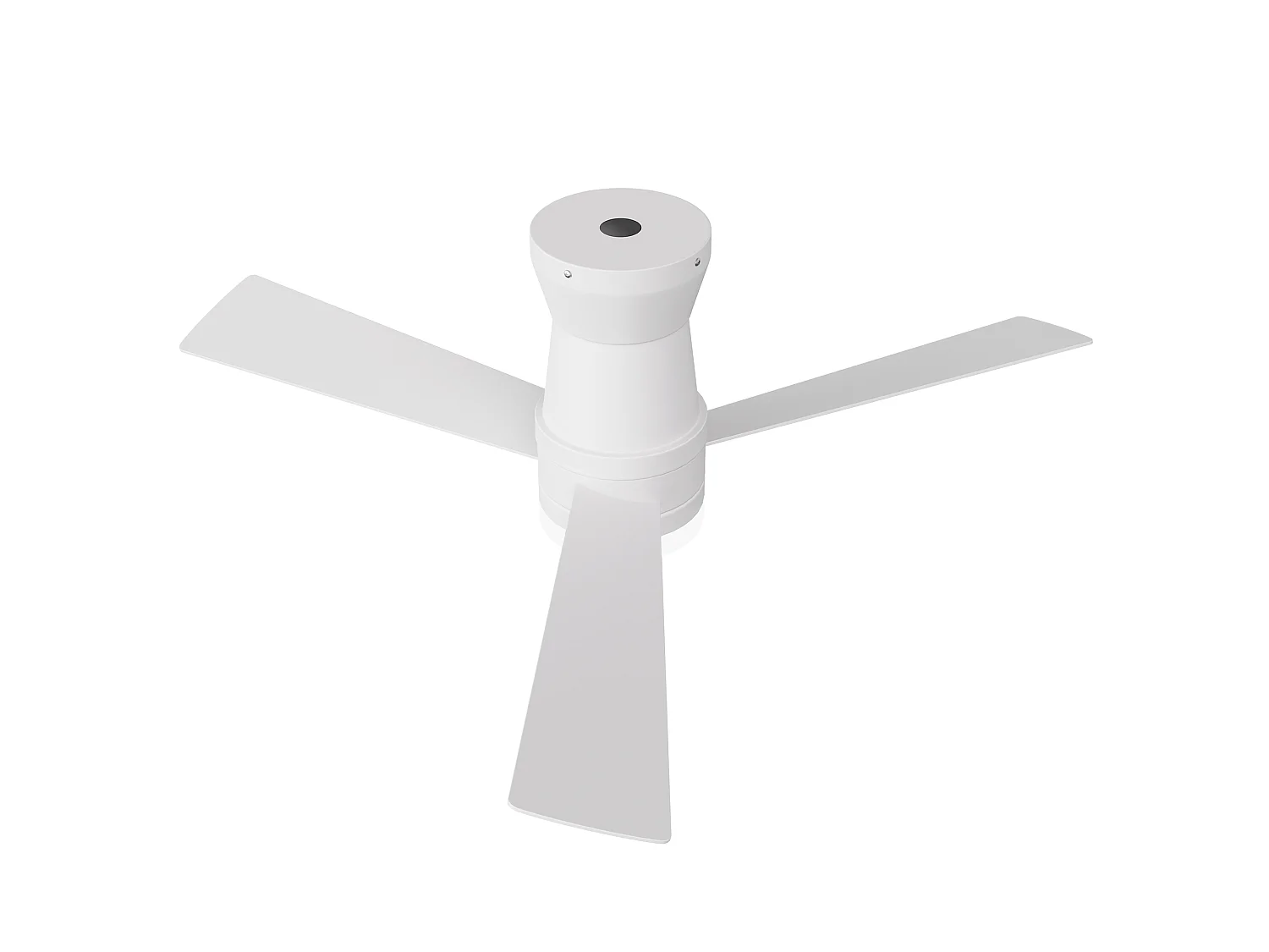 Stille LED-plafondventilator - 6 snelheden - Energiezuinig 15W - Vochtbestendig - Omkeerbare plafondventilator - Wit