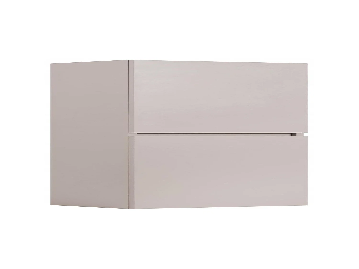 Badkamerkolom 136cm - Hangend - Kasjmier Mat - Smal badkamermeubel – RODAN