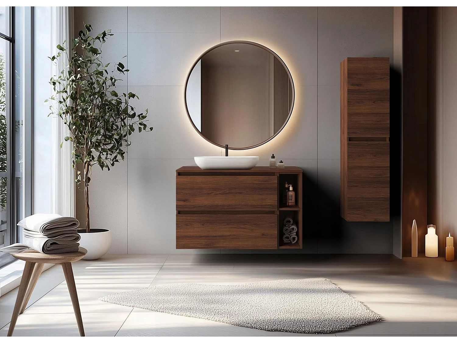 mehrzweckschrank für staubsauger und bügelbrett Home Collective mit 2 Türen & 2 Einlegeböden Fach in weiß online entdecken ➤ Braune Blumentöpfe online kaufen