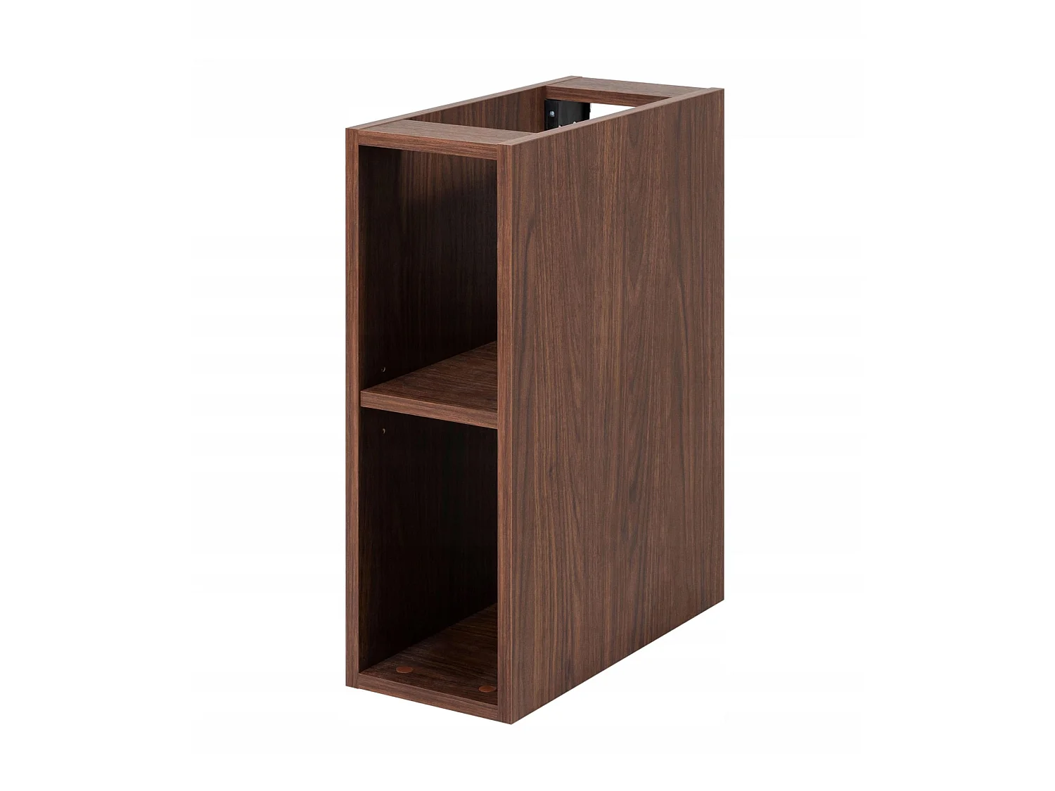 Badregal 20cm für Waschbeckenunterschrank - Badschrank Erweiterung - Holz Walnuss – RODAN