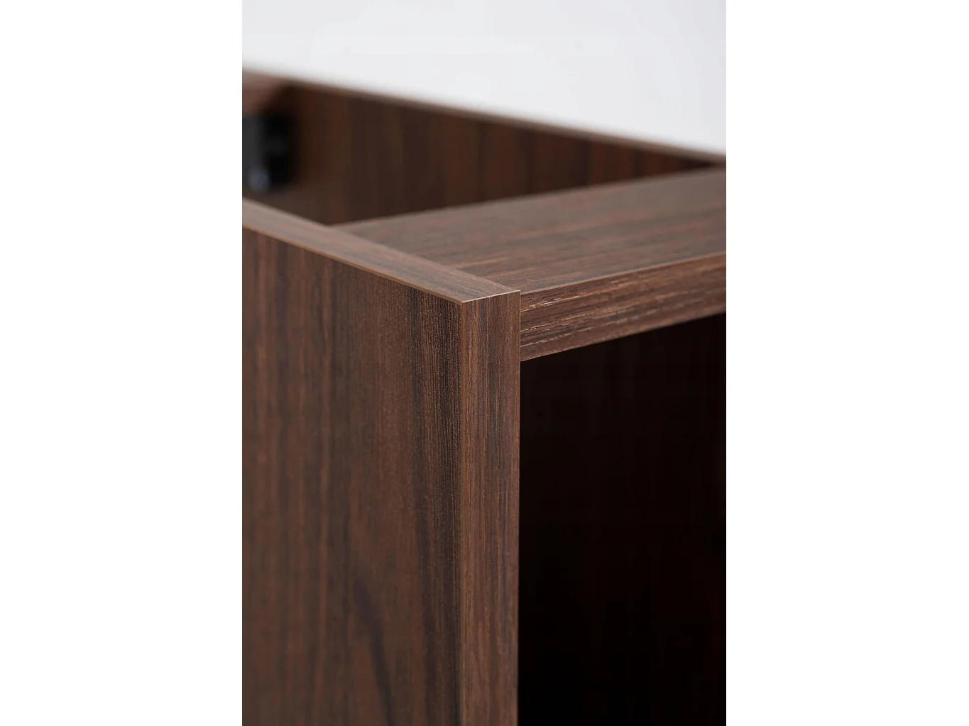 Badregal 20cm für Waschbeckenunterschrank - Badschrank Erweiterung - Holz Walnuss – RODAN