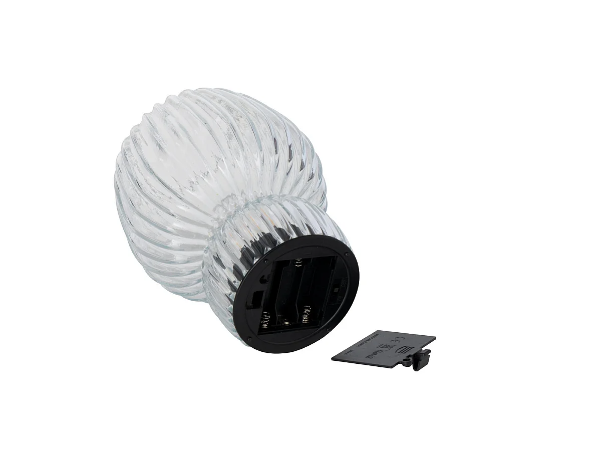 Lampe à Poser Sans Fil en Verre "Aura" 21cm Transparent
