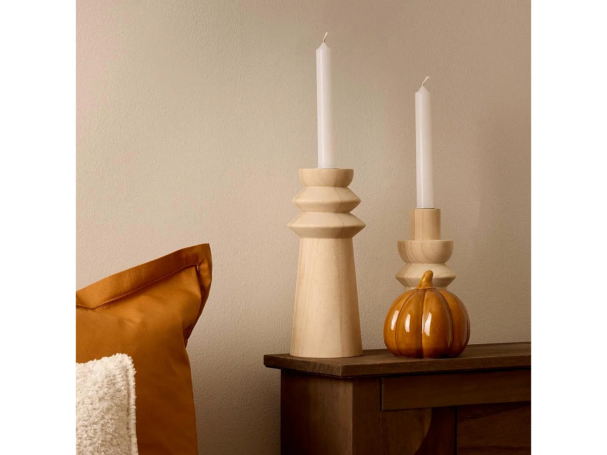 Citrouille Déco en Céramique "Automne" 10cm Marron