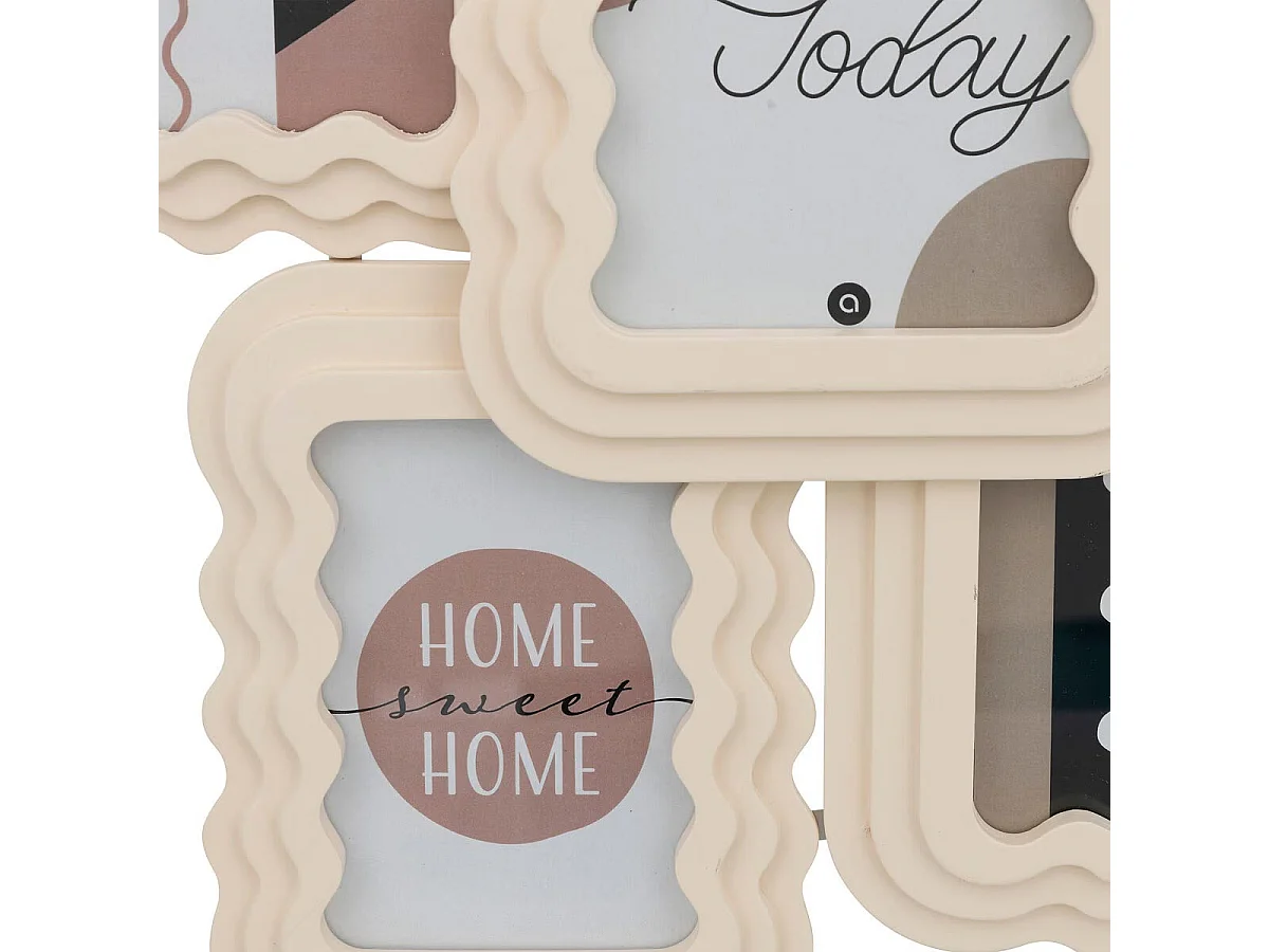 Pêle-Mêle 5 Photos "Kelly" 51cm Beige