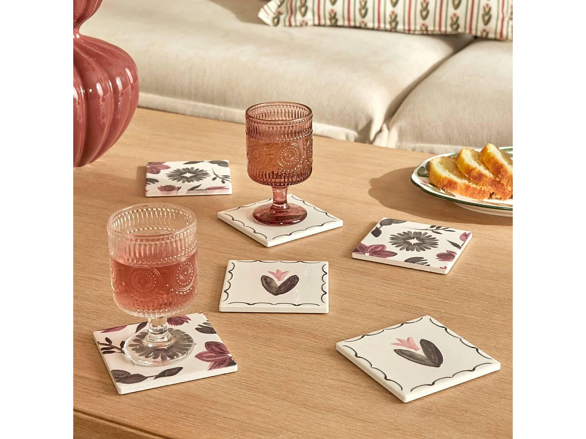 Lot de 6 Verres à Vin "Ina" 21cl Transparent