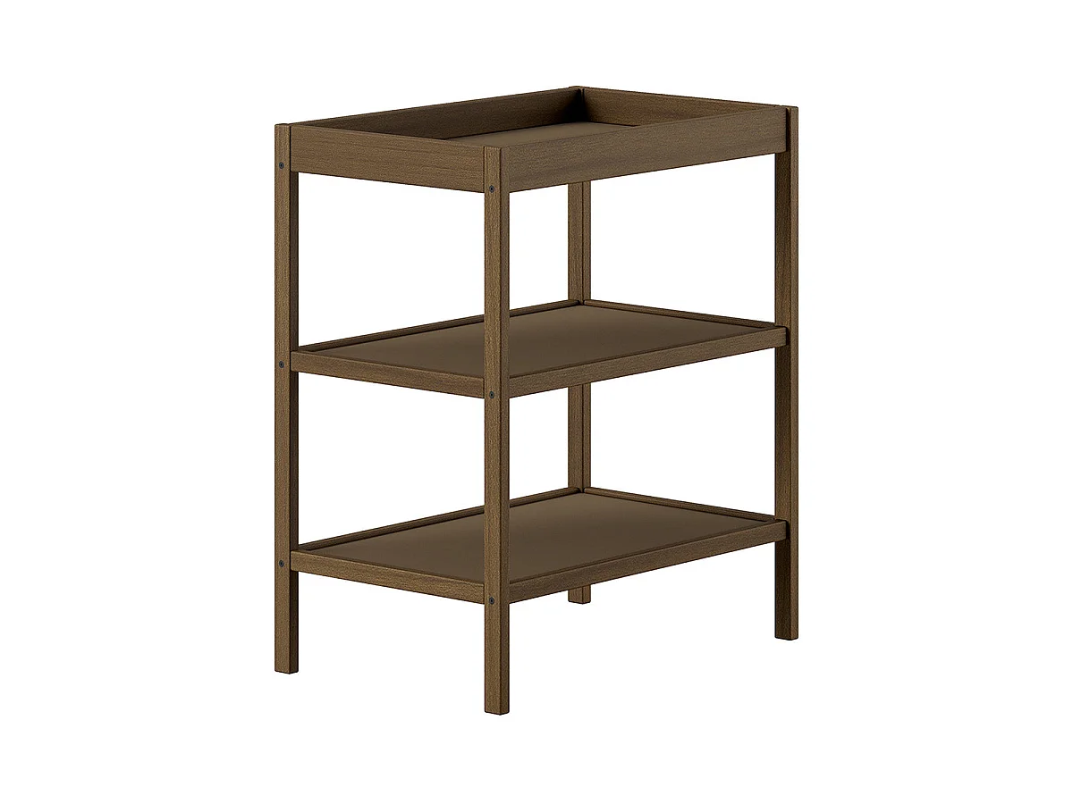 Pack - Lit Bébé & Table à Langer "Dino" 60x120cm Marron