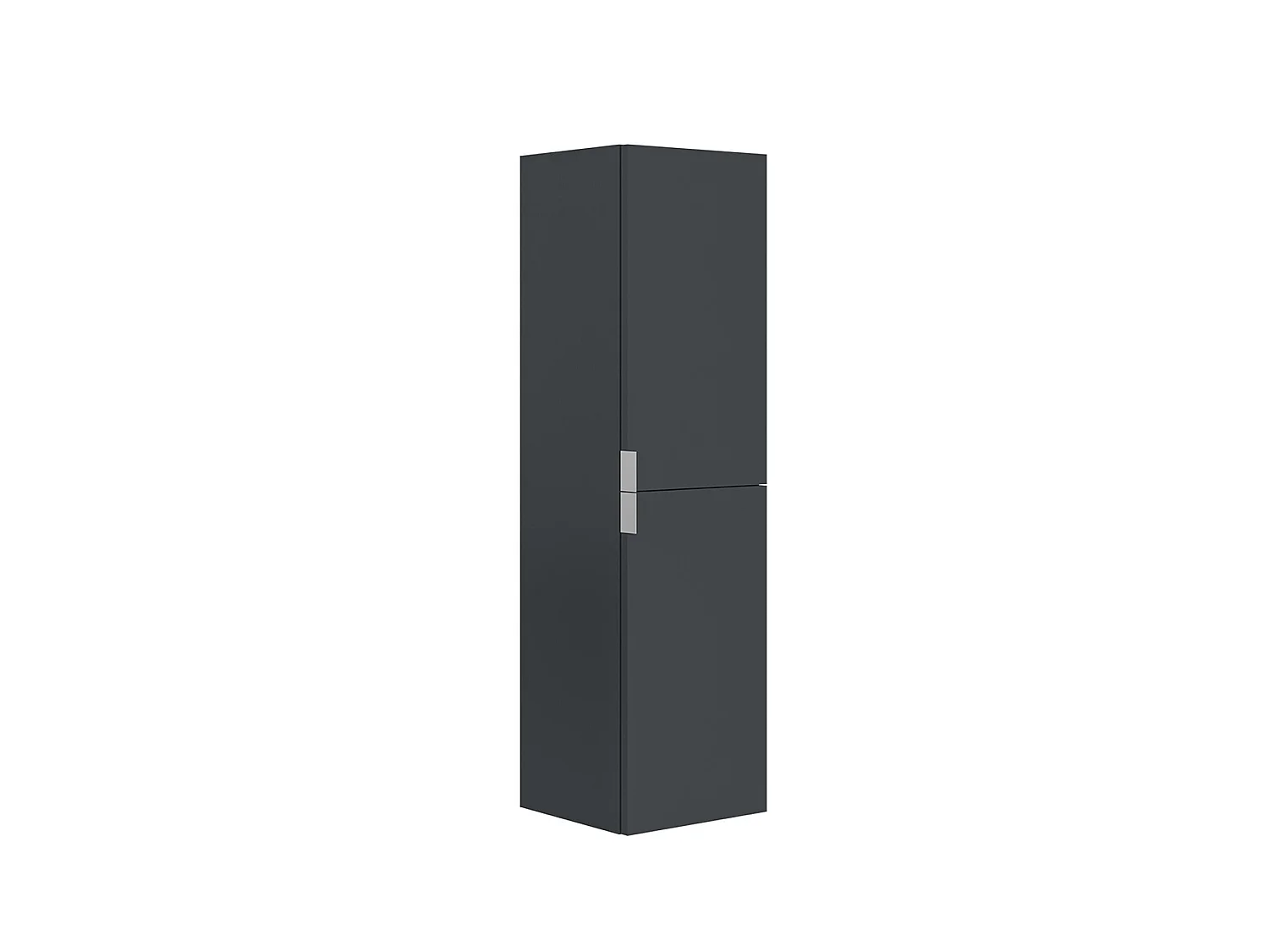 Armoire de Salle de Bain "Purus Desna 40" - 40 x 32 x 138 cm - Matte Anthracite