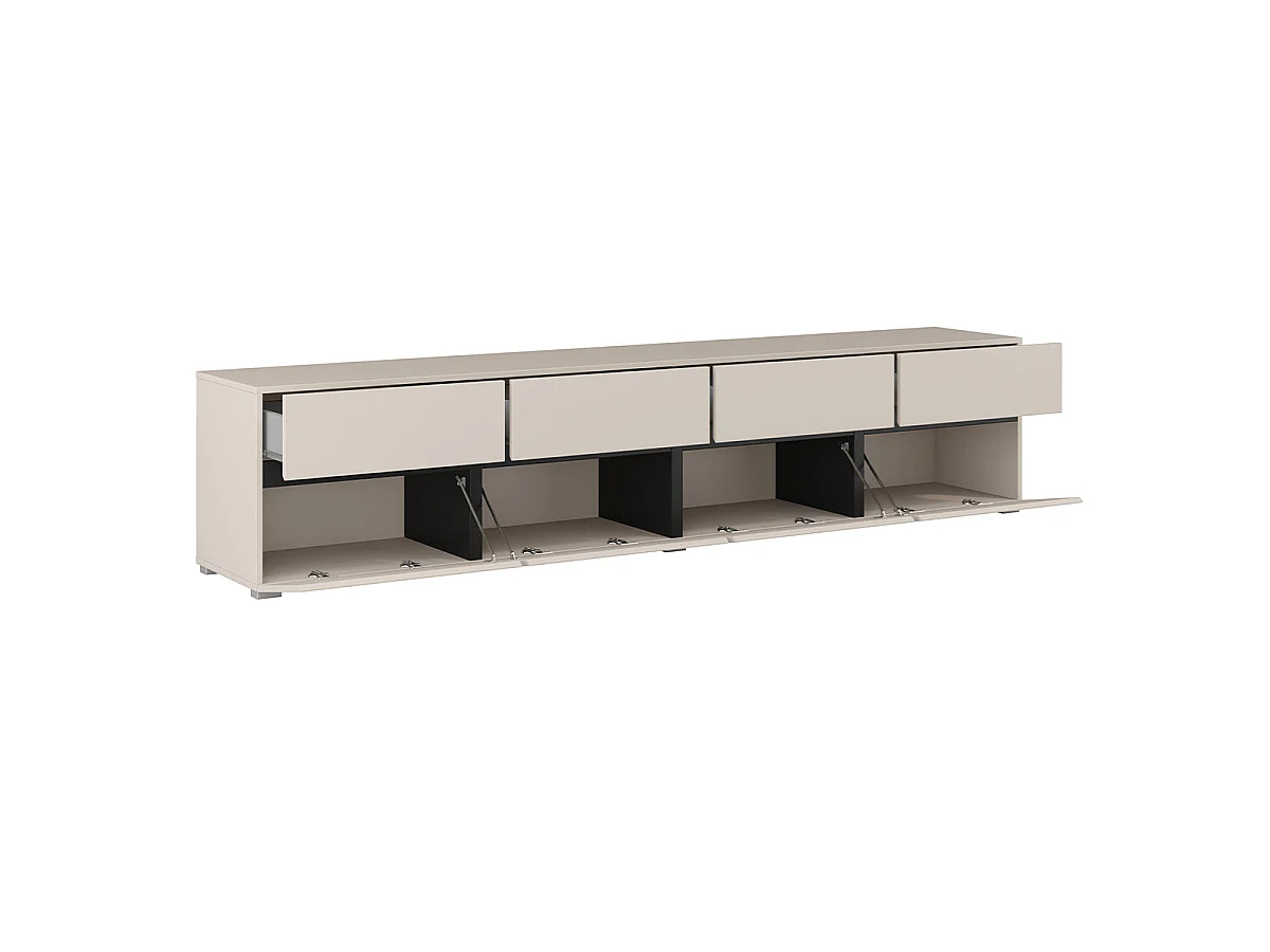 TV-møbel med 4 døre 225 cm Lilia Cachemire