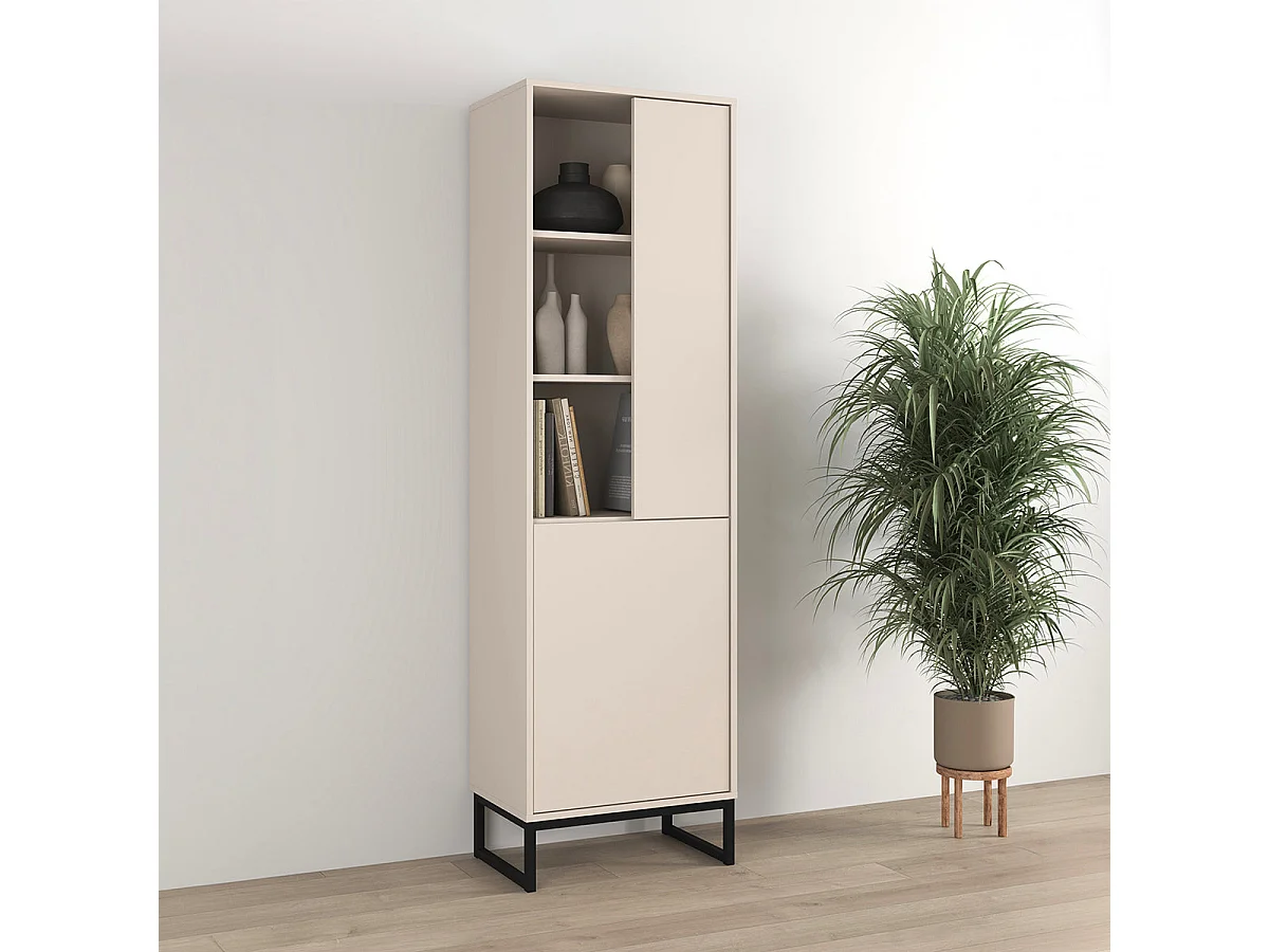Loa Cashmere 2-Door Bookcase