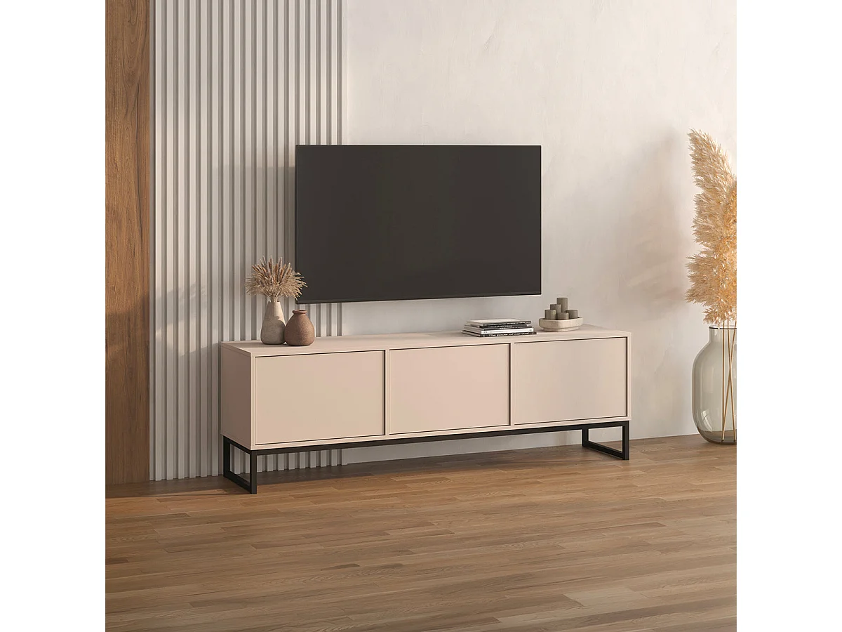 TV skrinka s 3 dverami, 157 cm, Loa Cachemire