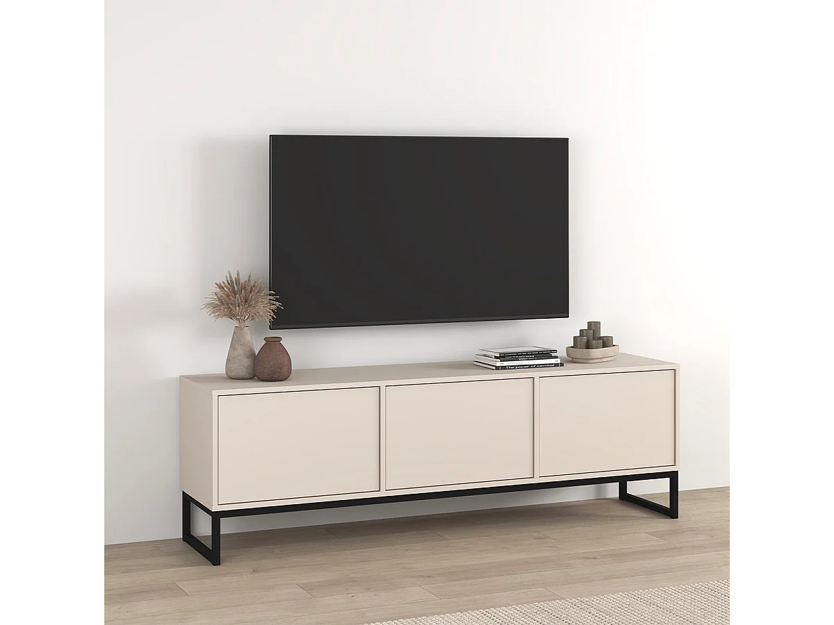 TV skrinka s 3 dverami, 157 cm, Loa Cachemire