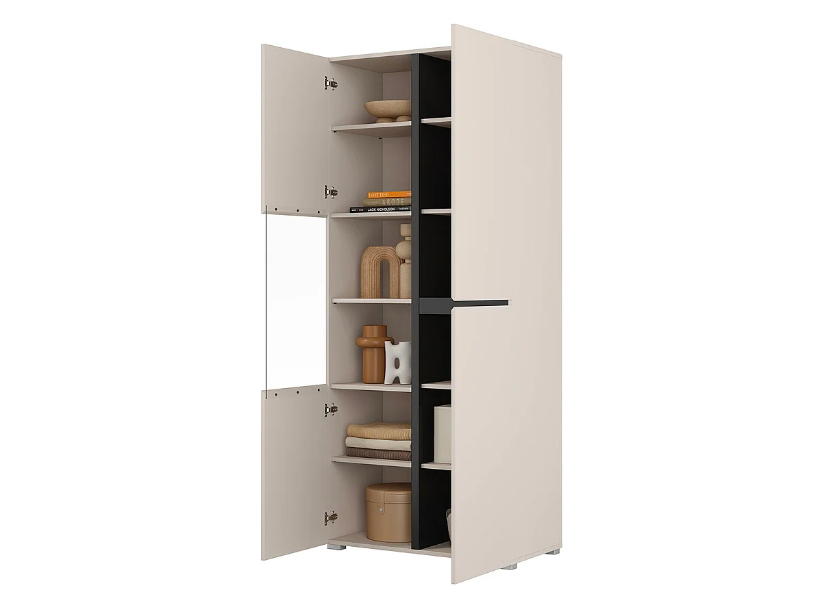 Lilia Cashmere 2-Door China Cabinet