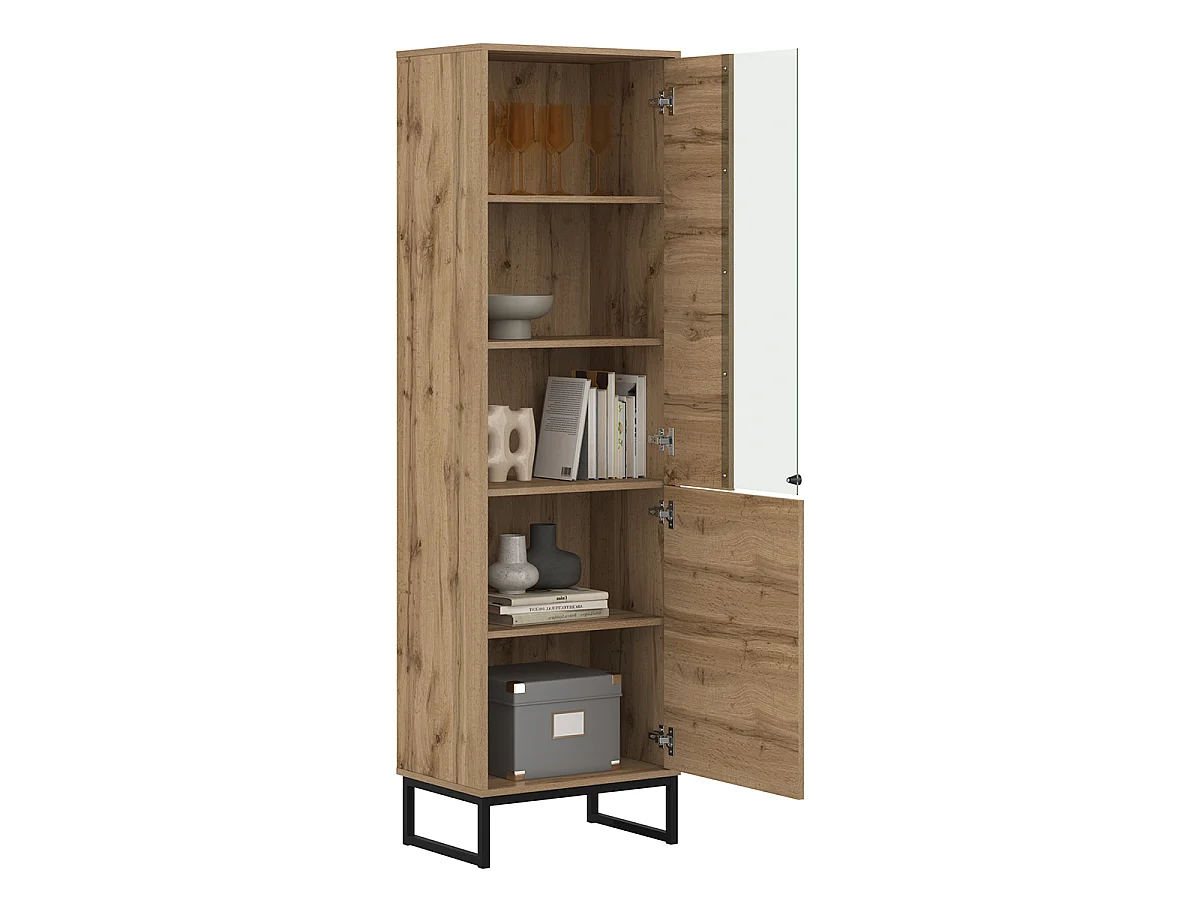 Vitrina 2 puertas Loa Madera