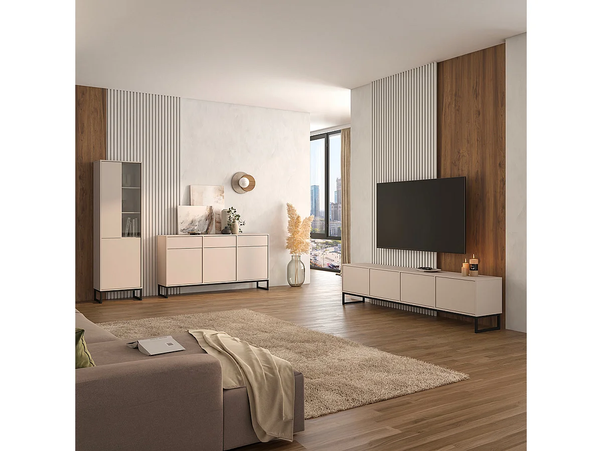 Loa Cashmere 2-Door Display Cabinet