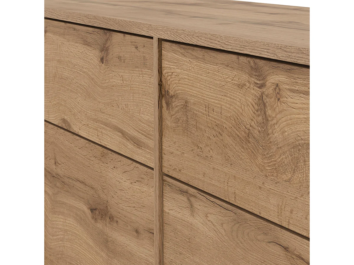 Buffetkast met 4 deuren en 2 lades Loa Hout