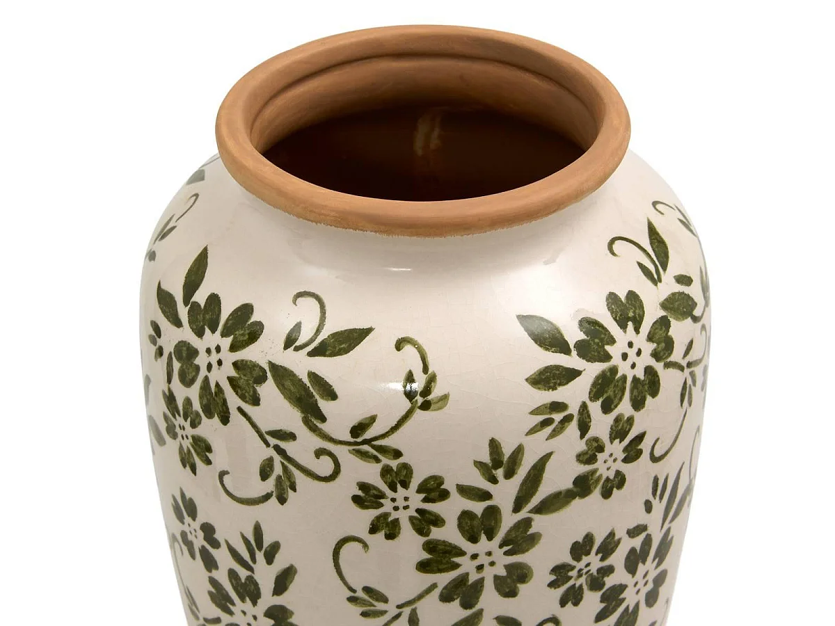 Vase Lisière en Dolomite "Japo" 19cm Vert Clair