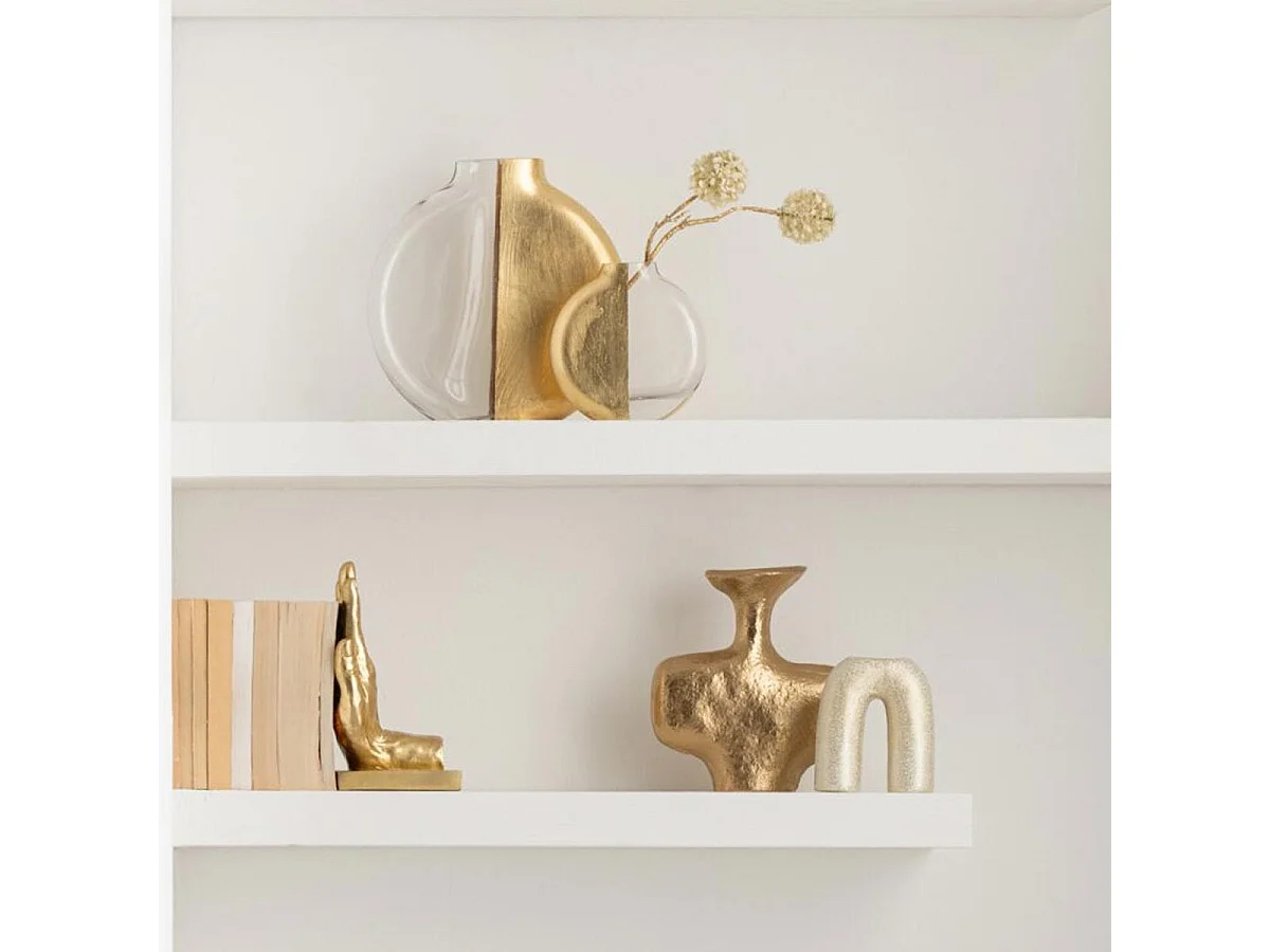 Vase Déco Design "Millard" 21cm Or