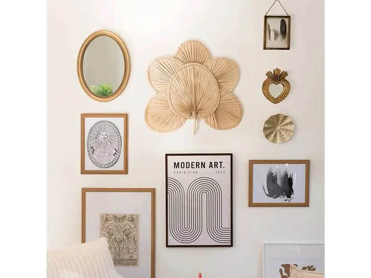Décoration Murale Cœur "Alison" 28cm Or