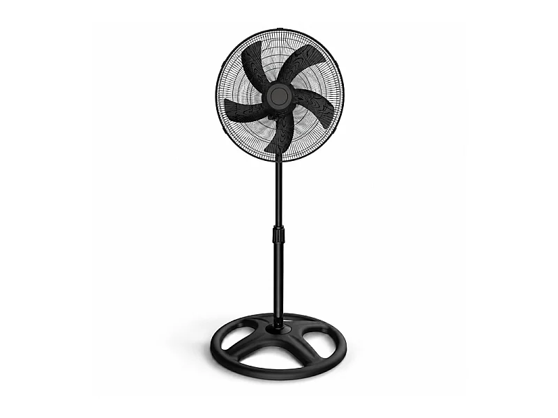 Kumtel Ventilateur sur pied 45cm 60w noir - KTF-345