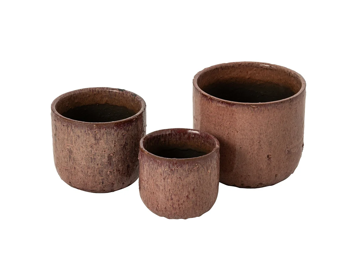 Cache-Pot en Céramique "Rosalia" 20cm Rose