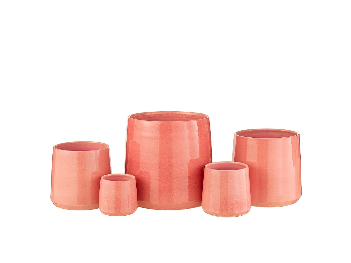 Cache-Pot en Céramique "Valentine" 24cm Rose