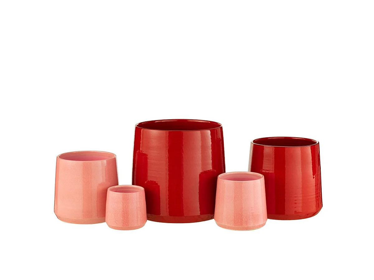 Cache-Pot en Céramique "Valentine" 24cm Rose