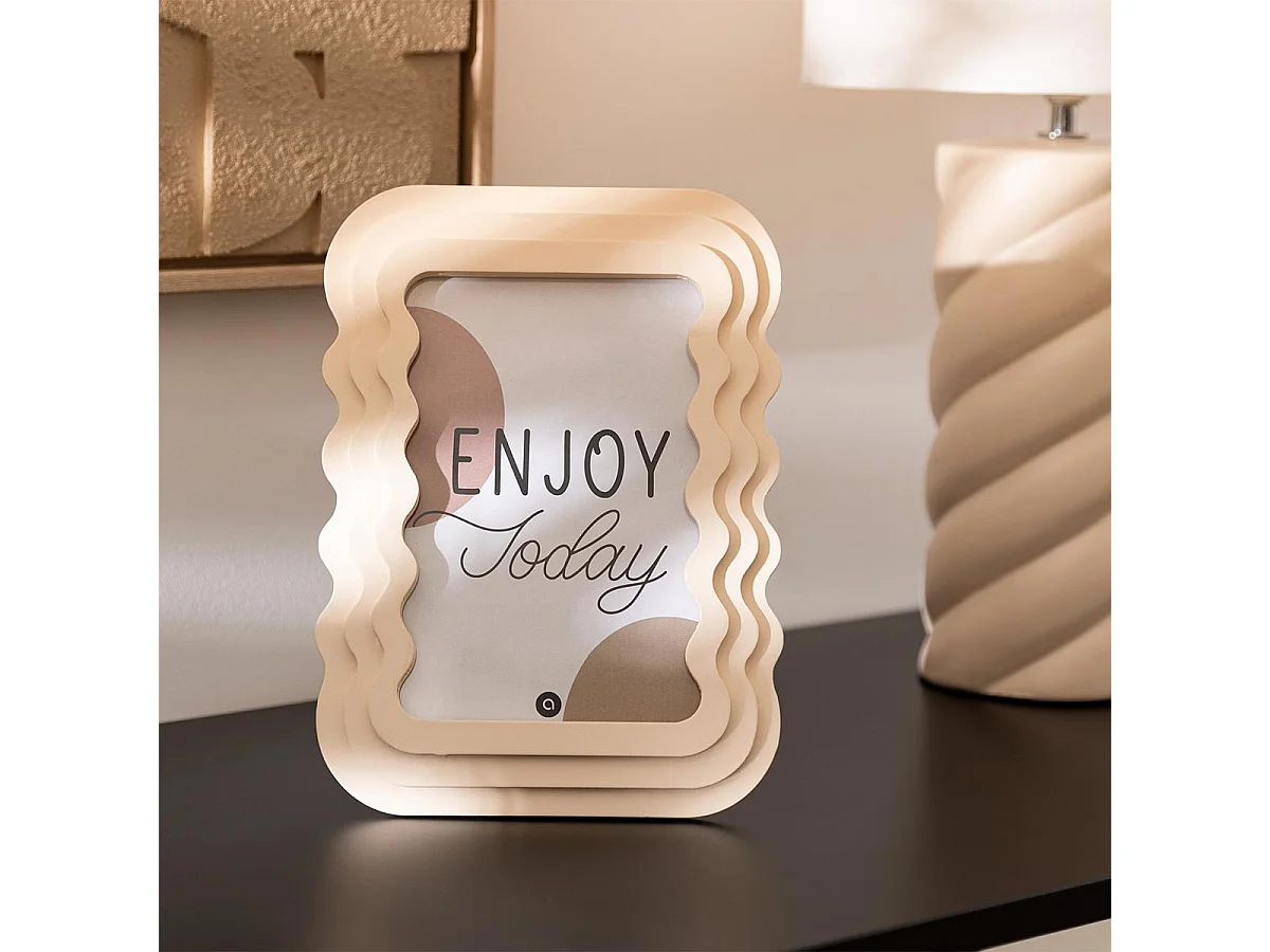 Cadre Photo "Kelly" 13x18cm Beige