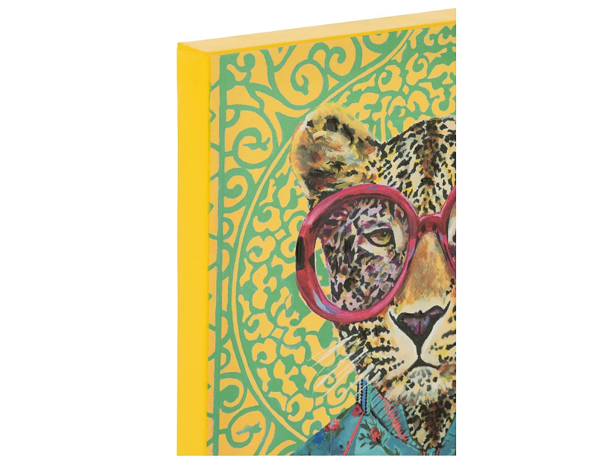 Toile Déco Tigre "Popart" 40x50cm Multicolore